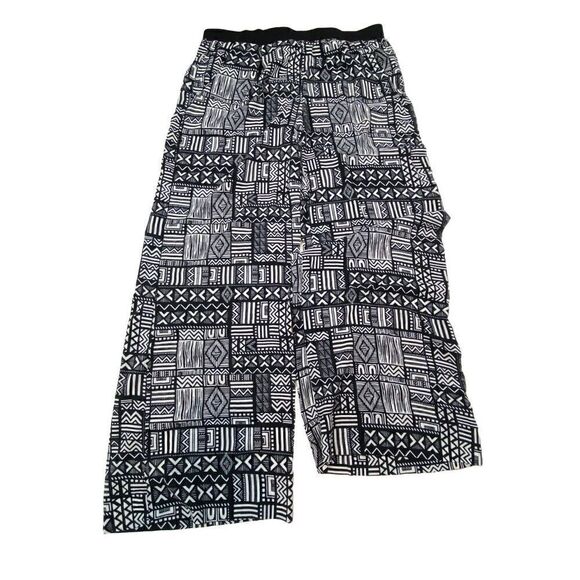 Sanctuary Revolve Tribal Wide Leg Graphic Print Pant Large - Picture 2 of 5